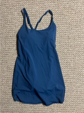 Navy Blue Strappy workout dress small